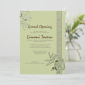 Invitation L'invitation égéenne d'ouverture officielle (Debout devant)