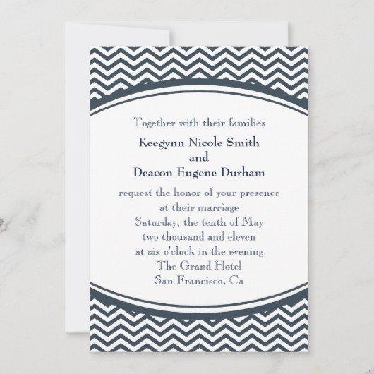 Invitation L'invitation Eugene (Devant)