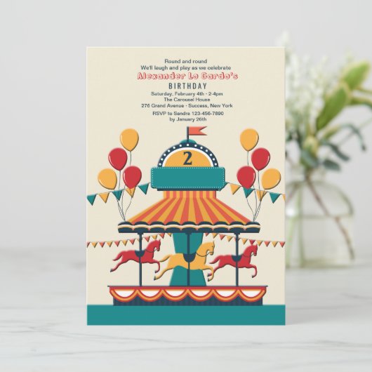 Invitation L'invitation joyeuse (Debout devant)