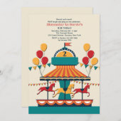 Invitation L'invitation joyeuse (Devant / Derrière)