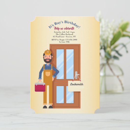 Invitation L'Invitation Locksmith (Debout devant)