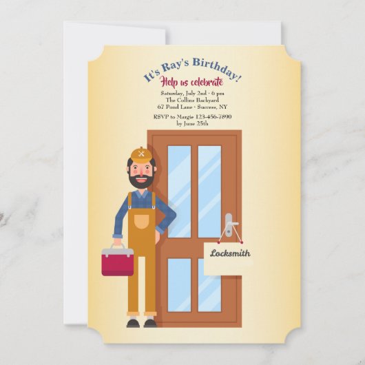 Invitation L'Invitation Locksmith (Devant)