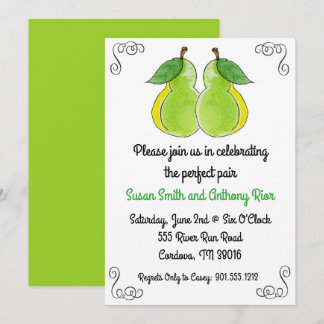 Invitation L'Invitation Parfaite Paire De Douche Nuptiale