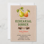 Invitation L'invitation parfaite pour le dîner de répétition (Devant)