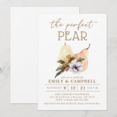 Invitation L'invitation Poire Parfaite (Devant / Derrière)
