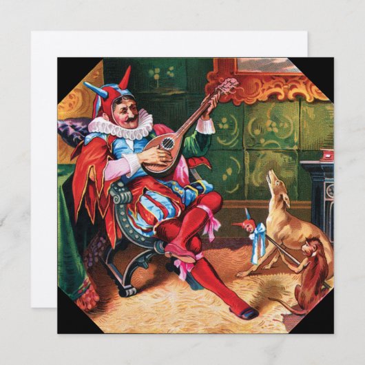 Invitation L'invitation préférée du roi Jester (Devant / Derrière)