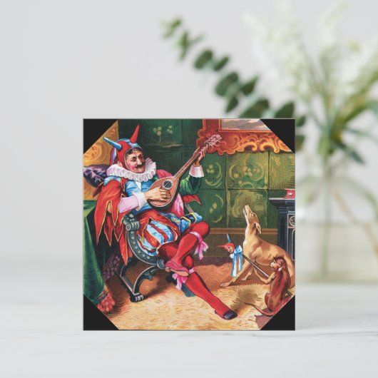 Invitation L'invitation préférée du roi Jester (Debout devant)