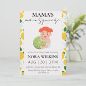 Invitation L'invitation principale de Mama au baby shower d'a (Debout devant)