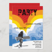 Invitation L'invitation rêveuse du surfeur (Devant / Derrière)