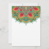 Invitation L'invitation verte de partie de Bachelorette de (Dos)