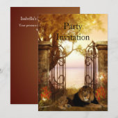 Invitation Lion à la Porte (Devant / Derrière)