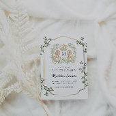 Invitation Lion Crest | Regal Little King 1er anniversaire