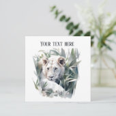 Invitation Lion de la Mare Jungle (Debout devant)