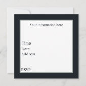 Invitation Lion de la Mare Jungle (Dos)