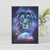 Invitation Lion Magnifique Lion (Debout devant)