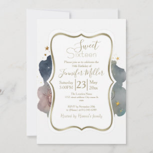 Invitation Lion Mignonne Roi Dormir Sur La Lune