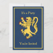 Invitation Lion Rampant (Devant)