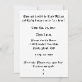 Invitation Lion sur Bouclier bleu (Dos)