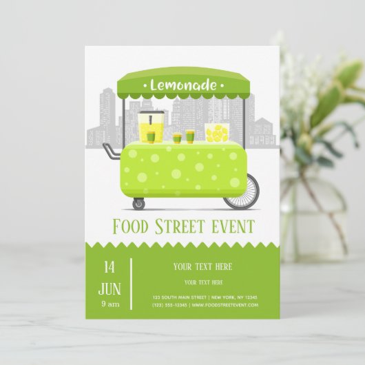 Invitation Lionade de rue (Debout devant)