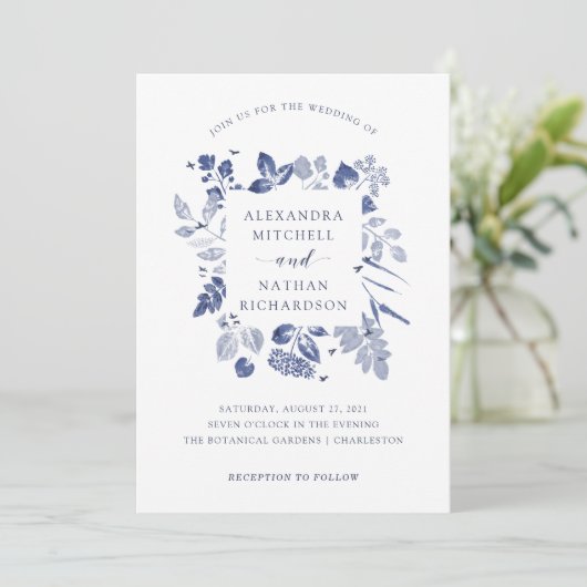 Invitation Liquide encastré | MARIAGE (Debout devant)