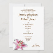 Invitation Lis d'astronome (Devant)