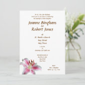 Invitation Lis d'astronome (Debout devant)