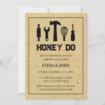 Liste de Mariage Honey Do Shower Cadeaux de Mariée