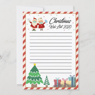 Invitation Liste de voeux de Noël 2020