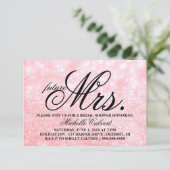 Invitation - Lit Pink Glit Fête des mariées future (Debout devant)