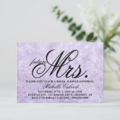 Invitation - Lit Purple Glit Fête des mariées futu (Debout devant)