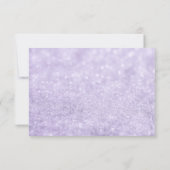 Invitation - Lit Purple Glit Fête des mariées futu (Dos)