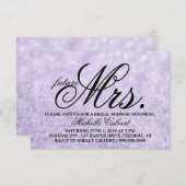 Invitation - Lit Purple Glit Fête des mariées futu (Devant / Derrière)