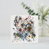 Invitation Lithographie de Vierte Bauhausmappe par Kandinsky (Debout devant)