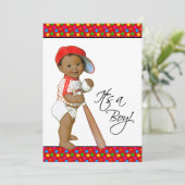 Invitation Little All Star Baby shower (Debout devant)