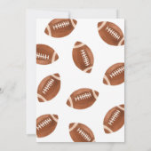 Invitation Little All Star Football Baby shower (Dos)