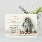 Invitation Little Aviator 1ère fête d'anniversaire