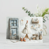 Invitation Little Ballerina - Studio Français Fête d'annivers (Debout devant)