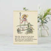 Invitation Little Bo-Peep : Pépinière classique Kate Greenawa (Debout devant)