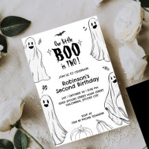 Little Boo a deux ans Halloween 2e anniversaire