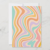 Invitation Little Boo Retro Halloween fille deuxième annivers (Dos)