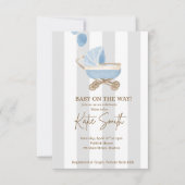 Invitation Little Boy Blue Shower (Devant)