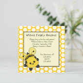 Invitation Little Bumble Bee Cutie (Debout devant)