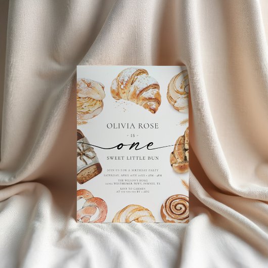 Invitation Little Bun 1er anniversaire