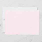 Invitation Little Bunny 1er anniversaire (Dos)