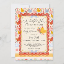 Little Chick Farm Chicken Girl Baby Shower