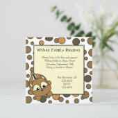 Invitation Little Chipmunk Cutie (Debout devant)