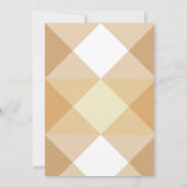 Invitation Little Citrouille 1er anniversaire aquarelle Orang (Dos)