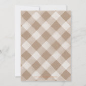 Invitation Little CITROUILLE Fall Floral Anniversaire fêté In (Dos)