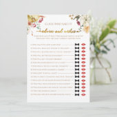 Invitation Little Citrouille Fall Qui A Dit It Baby shower Ga (Debout devant)