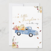 Invitation Little Citrouille Fall Trouvez L'Invité Baby Bingo (Dos)